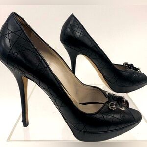 Christian Dior black heels, size 38.5